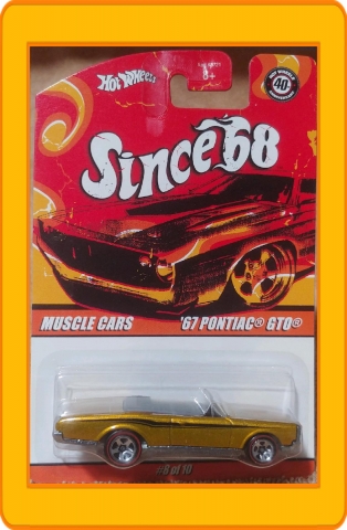 Hot Wheels Since 68 Muscle Cars '67 Pontiac GTO