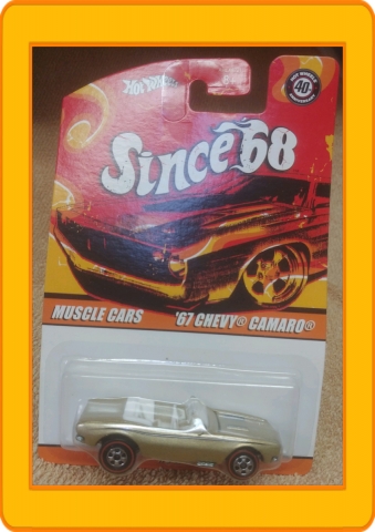 Hot Wheels Since 68 Muscle Cars '67 Chevy Camaro
