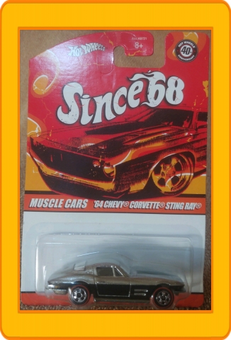 Hot Wheels Since 68 Muscle Cars '64 Chevy Corvette Stingray