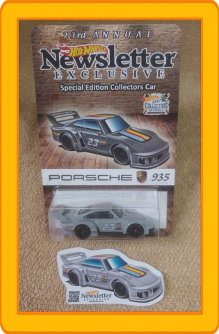 Hot Wheels 23rd Annual Newsletter Exclusive Porsche 935