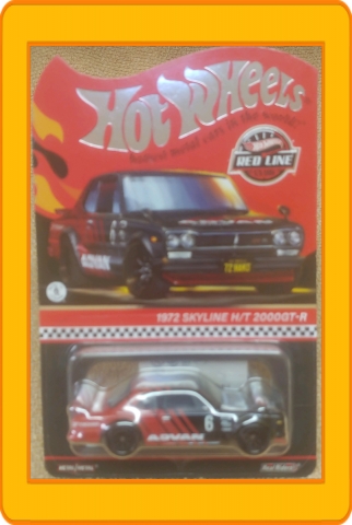 Hot Wheels RLC Red Line Club 1972 Skyline H/T 2000GT-R Advan 2024