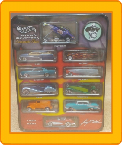 Hot Wheels Larry Wood's 35th Anniversary Ten Car Set